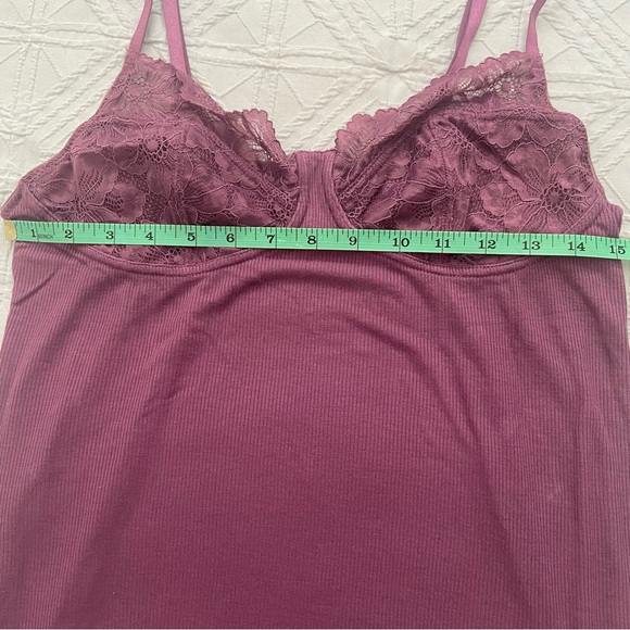 Adore Me Purple Lace Lingerie Chemise - Picture 9 of 10